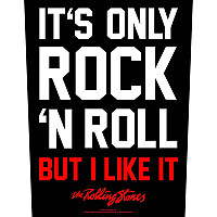 Rolling Stones nášivka na záda 30x27x36 cm, It's Only Rock N' Roll