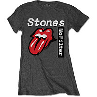 Rolling Stones tričko, No Filter Text Charc, dámské