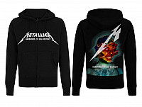 Metallica mikina, Hardwired Album Cover Black Zip, pánská