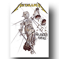 Metallica textilní banner 70cm x 106cm, And Justice For All